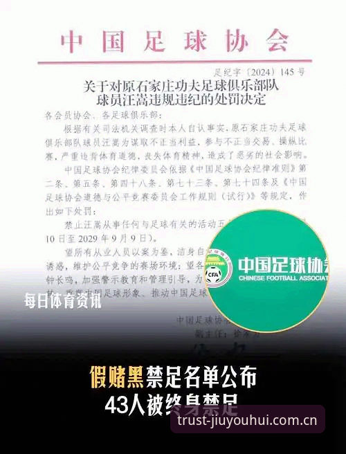 九游会j9官方入口怎么样 资深用户深度体验:足协第三批禁足名单背后的足球生态反思
